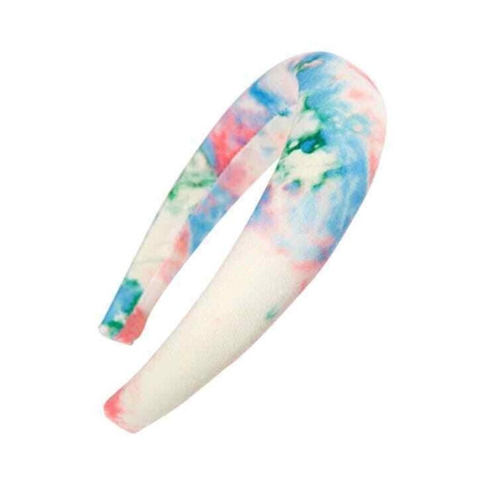 BP Nordstrom Tie Dye Printed Headband White Multi